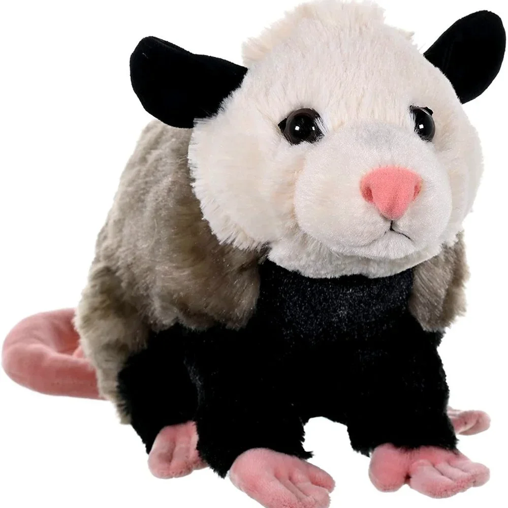 Wild Republic 12" Opossum Plush Stuffed Animal Toy Cuddlekins Possum - Picture 1 of 5